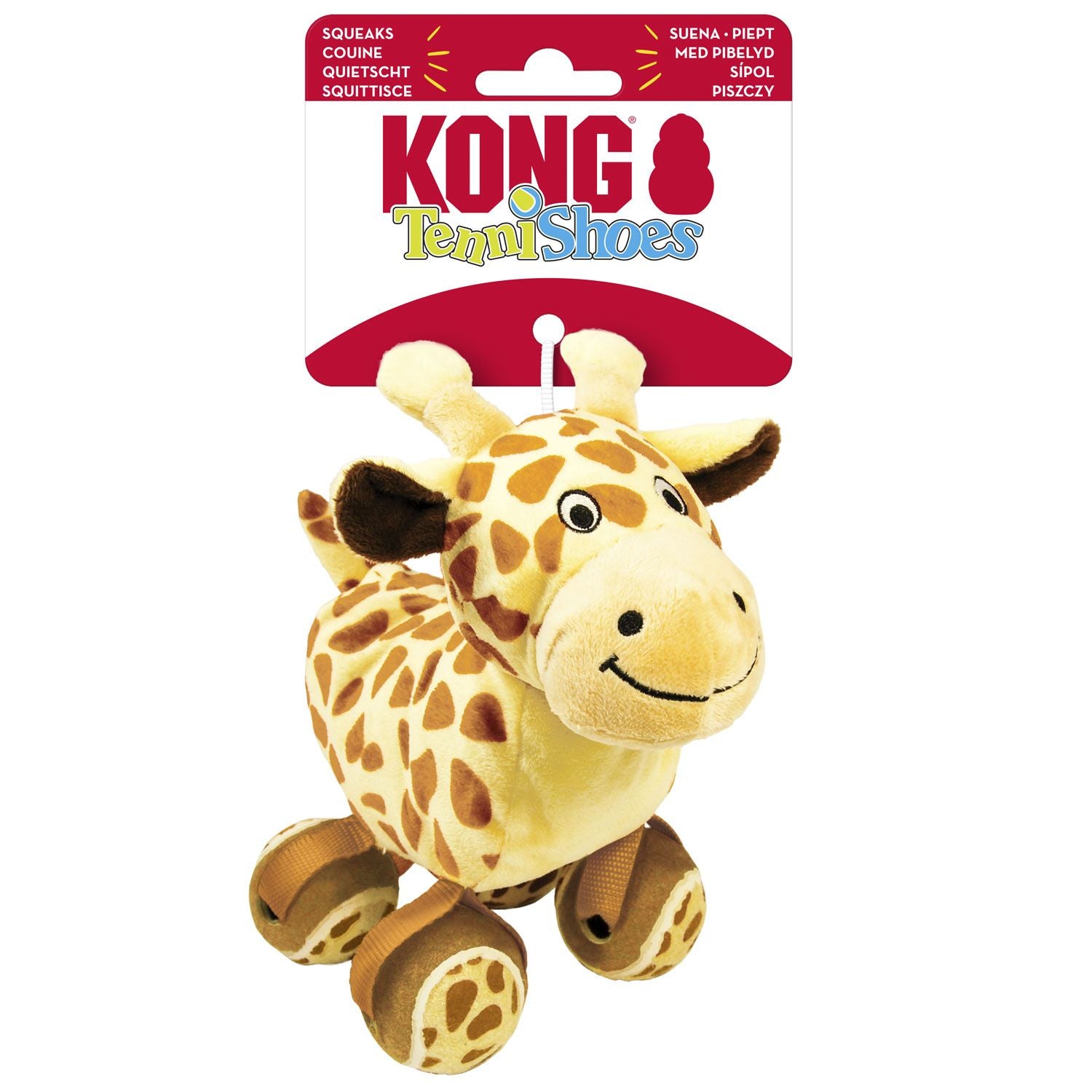 Hundespielzeug KONG® TenniShoes Giraffe