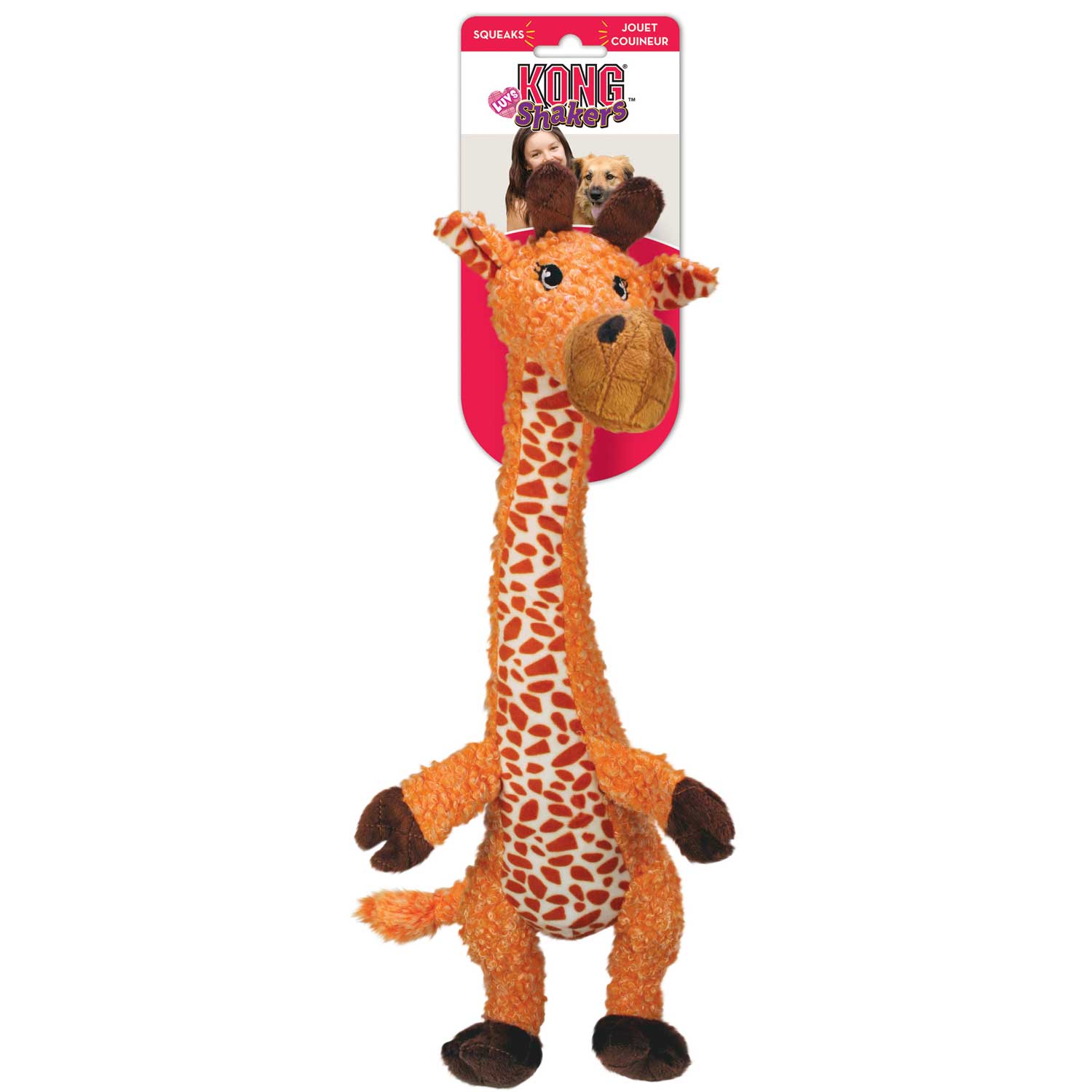 Hundespielzeug KONG® Shakers™ Luvs Giraffe